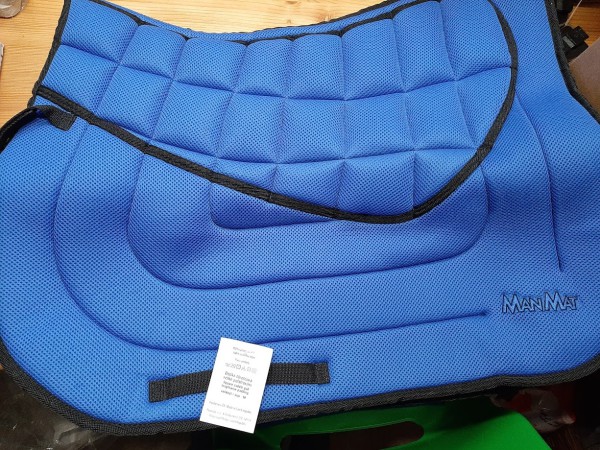 gesteppte Schabracke, gepolstert blau größe M