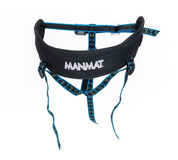 Gürtel Canicross-blau/bunt